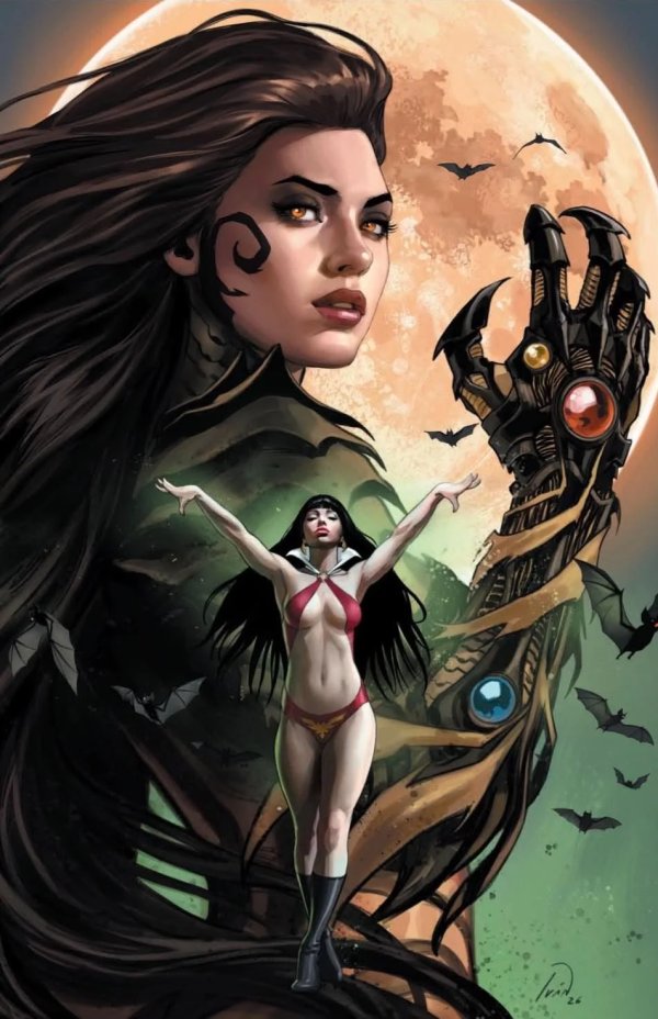 Gabriel27975's tweet photo. ...Vampirella x Witchblade Vol.1/#1 (09/2026, The 616 Comics LLC/8-Zero-2 Comics/@comictradersca); textless variant covers artwork by Iván Talavera...
#dynamitecomics https://t.co/kphhTpMNb8