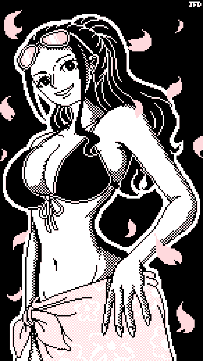 TheJDuck234's tweet photo. Robin 2Bit drawing I made as gift for one my friends!

#pixelart #ドット絵 #OnePieceㅤ https://t.co/ngw43sqd9A