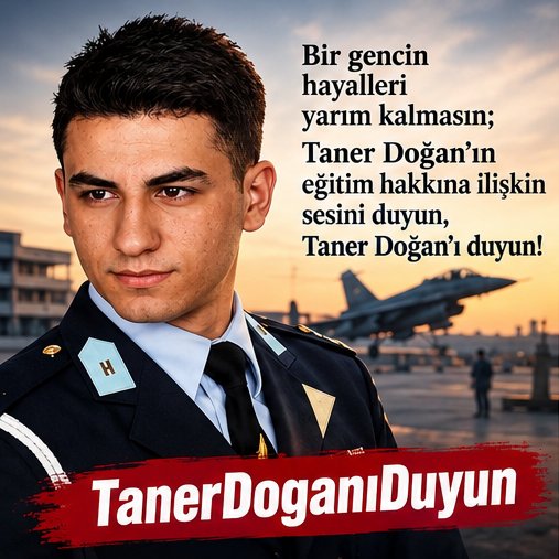 AhmetTatar77's tweet photo. Bir gencin hayalleri yarım kalmasın; Taner Doğan’ın eğitim hakkına ilişkin sesini duyun, Taner Doğan’ı duyun! https://t.co/3UZJBKmjiX
