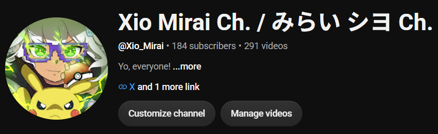 MiraiXio's tweet photo. I'm about to hit 200 sub!
Currently thinking about doing a really special song cover once I hit it~ 🤔 https://t.co/4thm4vcsro
