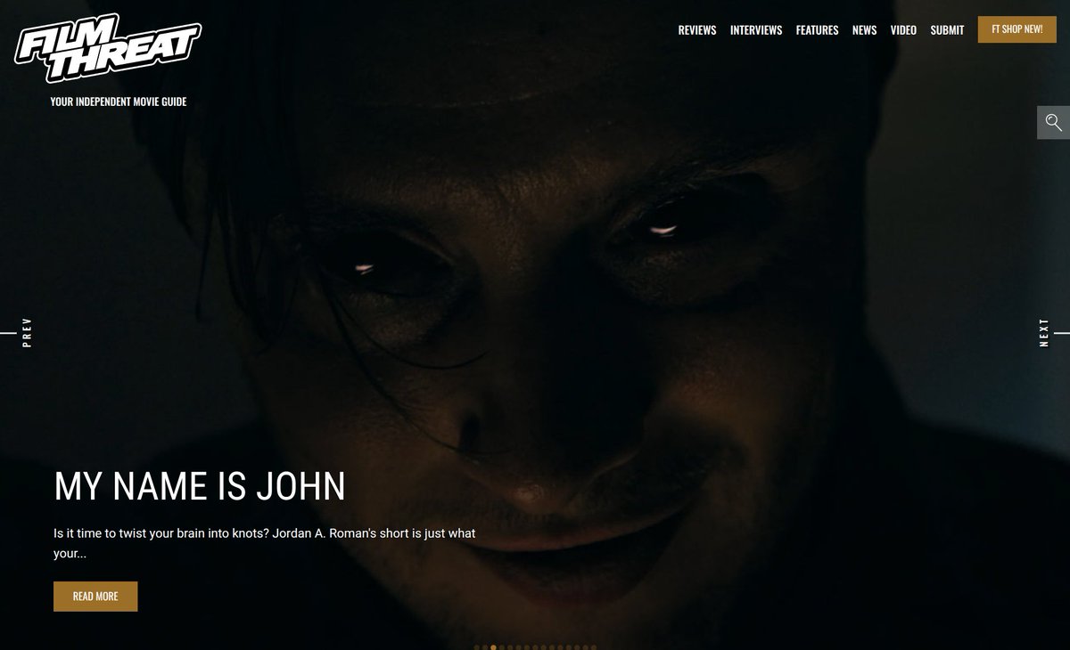 FilmThreat's tweet photo. "...the John-looking creature breaks into her home, and she grabs a baseball bat and investigates." Does My Name Is John creep Alan Ng out?
https://t.co/2xmP4Zs81Z #SupportIndieFilm #MyNameIsJohn #Horror https://t.co/45D4SUlqzW