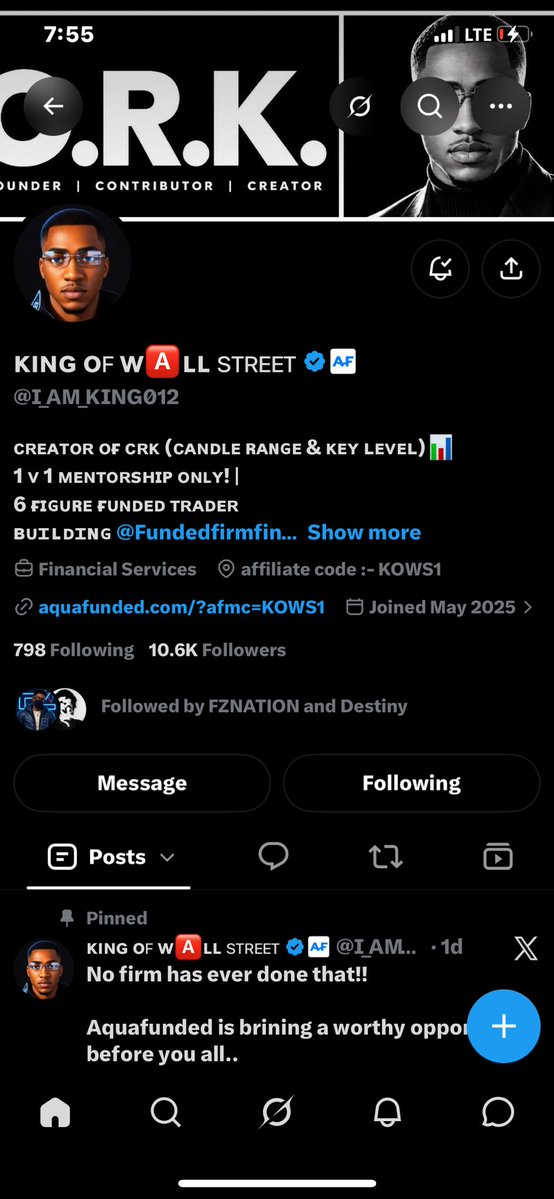 destinycfds's tweet photo. @AquaFunded Follow @I_AM_KING012 @aquafunded &amp; @LewisAquaFunded and turn on notifications 🔔 

Done https://t.co/vXBtijwJiF