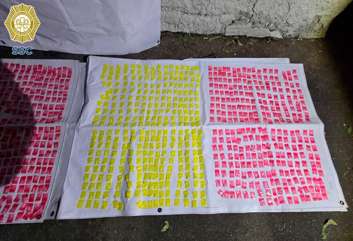 AztecaNoticias's tweet photo. Una mujer fue detenida en San Miguel Ajusco, Tlalpan, con más de mil 300 dosis de aparente metanfetamina, medio kilo de posible marihuana y un arma de fuego.

Investigan su presunto vínculo con un grupo delictivo.

https://t.co/dV8hDsBTAC https://t.co/pP960ATkz0
