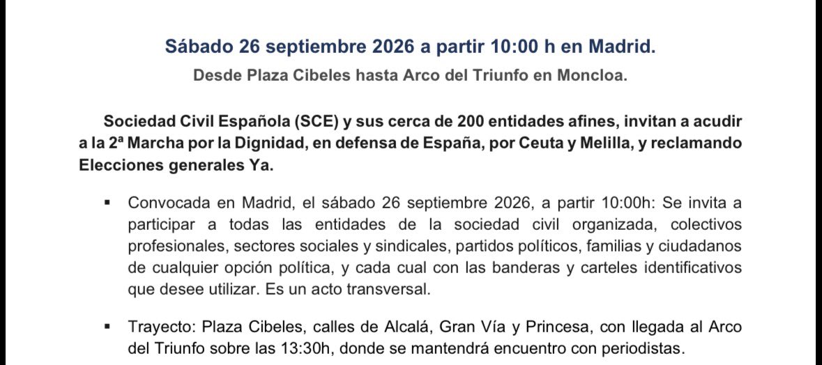 xceuta's tweet photo. Mañana es la marcha por la dignidad donde van a sumar más voces por Ceuta! Si estás por Madrid acude!!! https://t.co/VB5Mr6C9yq