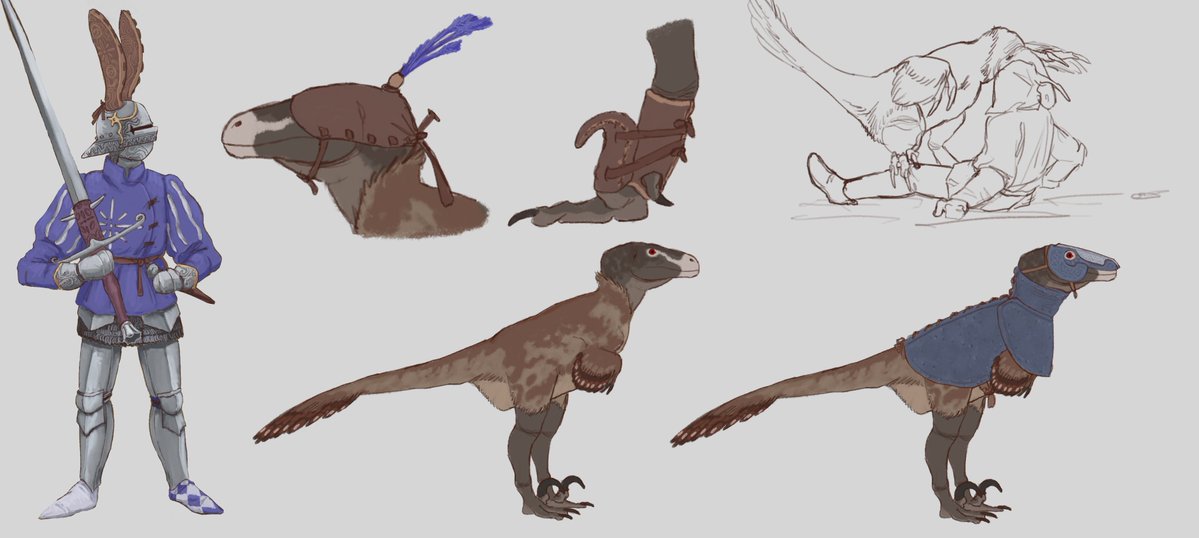 SrTreecat's tweet photo. Dromeosaurus bellator
 Since Ordrask changed the tide of war with their new weapon advancements, battles have been moved into more enclosed areas, and bellators have proven to be most effective at close quarters
#Ovrakar https://t.co/mlkdG2pVpU