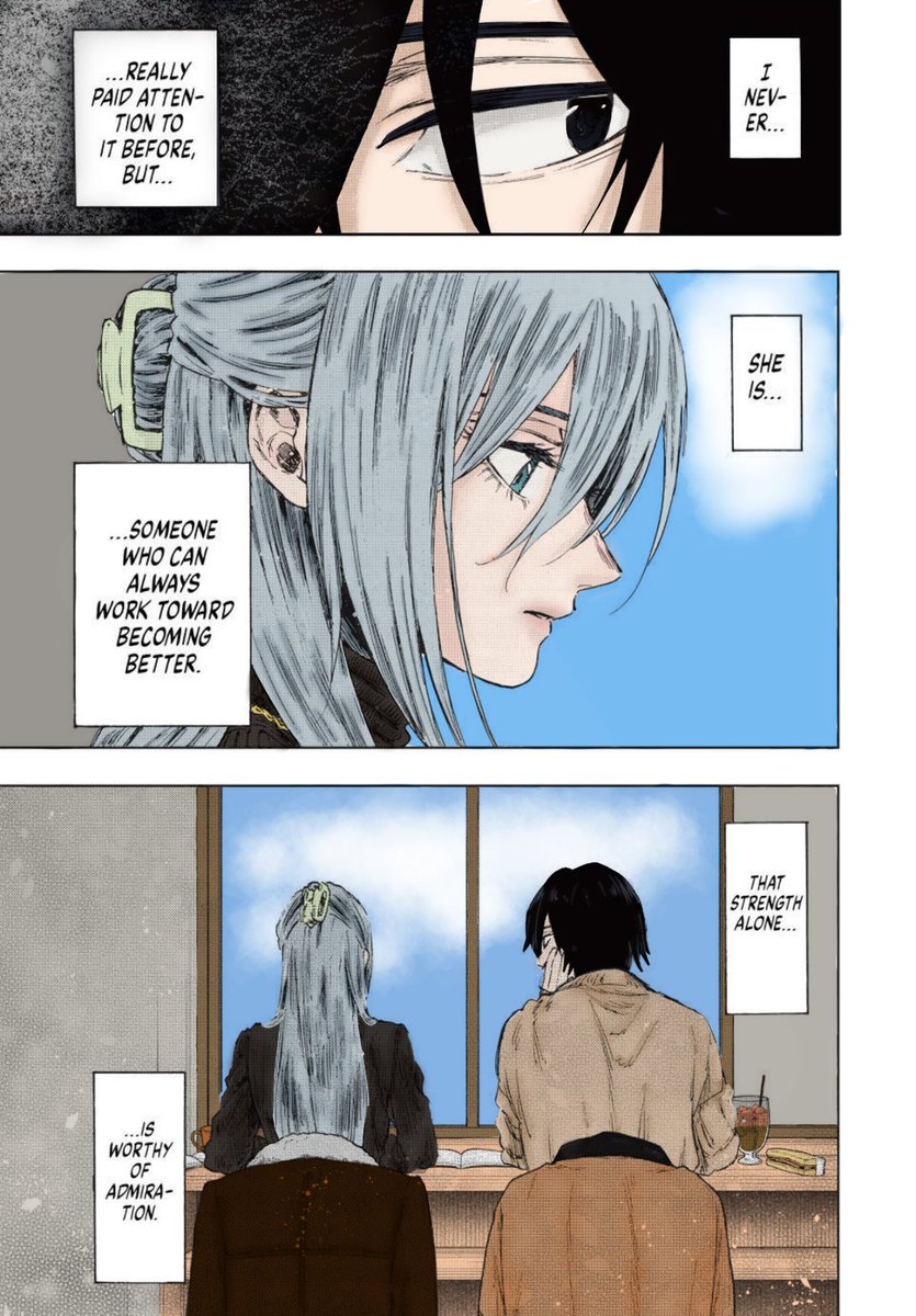 EbrahimUnited's tweet photo. "She is someone who can always work toward becoming better". colored by me.
#حرق_الزهرة_العطرة
 #薫る花は凛と咲く 
#kaoruhanawarintosaku https://t.co/eiTGyrRz3s