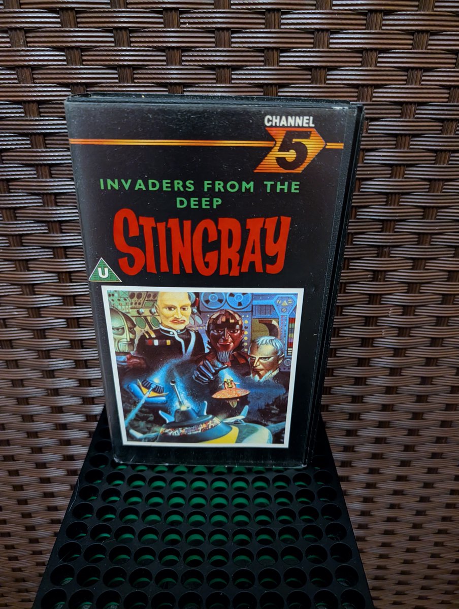 RetroCheating's tweet photo. Who else was always puzzled as a kid when the torpedoes were replayed with lasers in the Stingray compilation movies, aka Stand by for action! We are about to launch Stingray! haha #InvadersFromTheDeepStingray #Stingray #VHS #GerryAnderson #Supermarionation https://t.co/FdHbBQSVBz