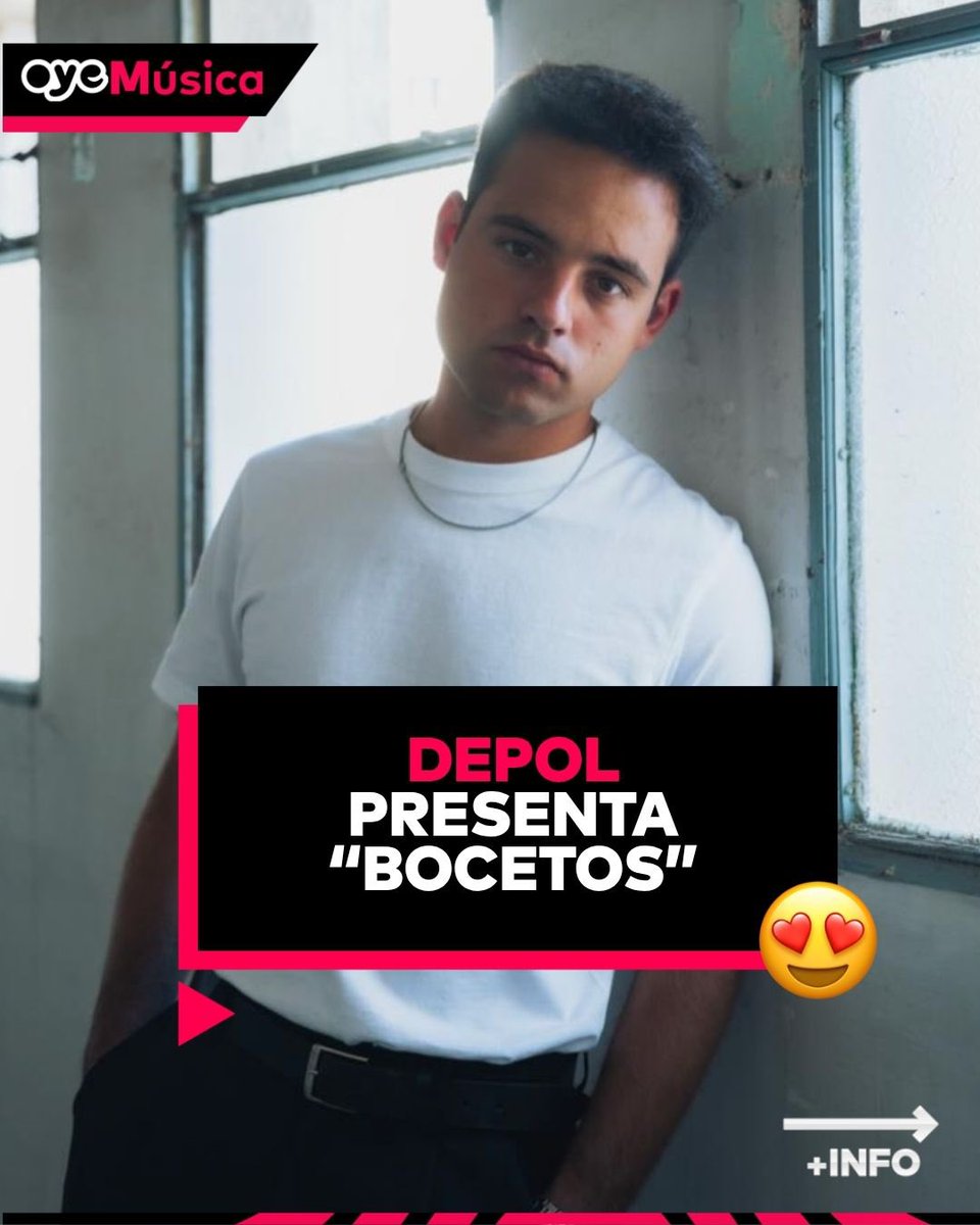 Oye897's tweet photo. 🎨🎶¡DEPOL ESTRENA “BOCETOS”!

El cantante español suma una nueva canción a su etapa musical, manteniendo ese pop cercano y emocional que busca contar historias con las que cualquiera puede identificarse. 🫶

¿Ya escuchaste “Bocetos”? 👀🎧

#DePol #Bocetos #Música #OyeMusica https://t.co/SqVZDJCBsE