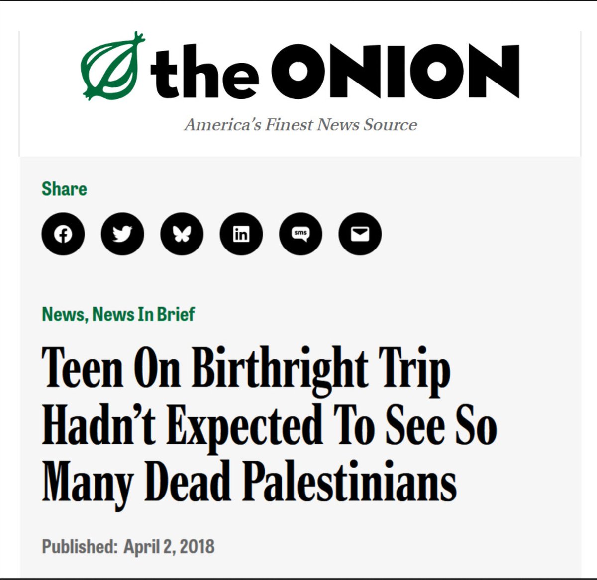 AlanRMacLeod's tweet photo. The Onion has still got it. https://t.co/1lj7VFA3Ck