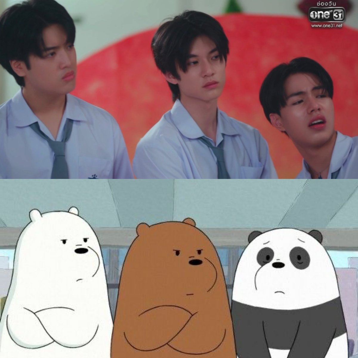 mumiuuuuuuuuu's tweet photo. แล้วเป็นธิปก ธารา เหมราชทุกที🤣🐻🐻‍❄️🐼⭐️🤏🏻🥋🎸🎵

CONVERGENCE OF TWO STARS 

#WEIRDO101SeriesEP7
#aliazhl_ #Aston_lv #20aungpao https://t.co/g2RGZntwKG