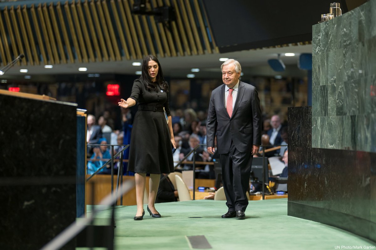 UN's tweet photo. This week, UNHQ has been a hub of global diplomacy as world leaders, advocates &amp; representatives from across society gathered for the 81st General Assembly.

You’ve seen many of the memorable moments — now go behind the scenes for more of the action.

https://t.co/GvroGZrIy7 https://t.co/EUsk9d7wi2