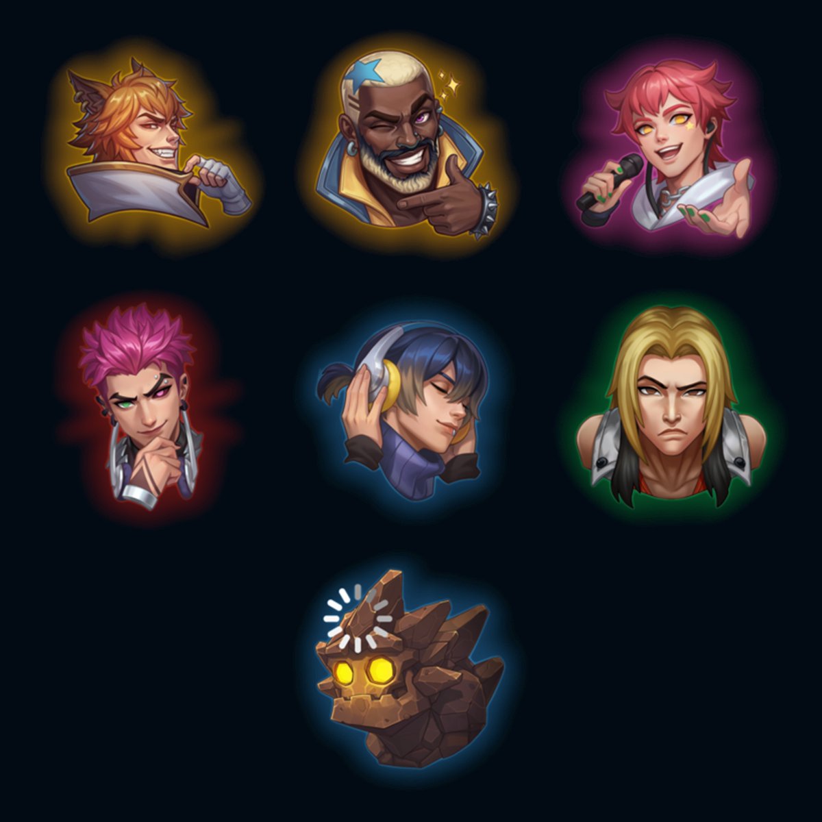 SkinSpotlights's tweet photo. HEARTSTEEL Icons &amp; Emotes and also a Emote for Malphite https://t.co/QlPq4wca1R