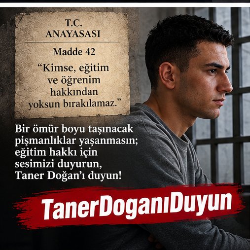 AhmetTatar77's tweet photo. Bir gencin kaleminden dökülecek sözler, kurulacak hayaller, yaşanacak bir gelecek var. Taner Doğan’ı duyun! https://t.co/gKBCLaVGcA