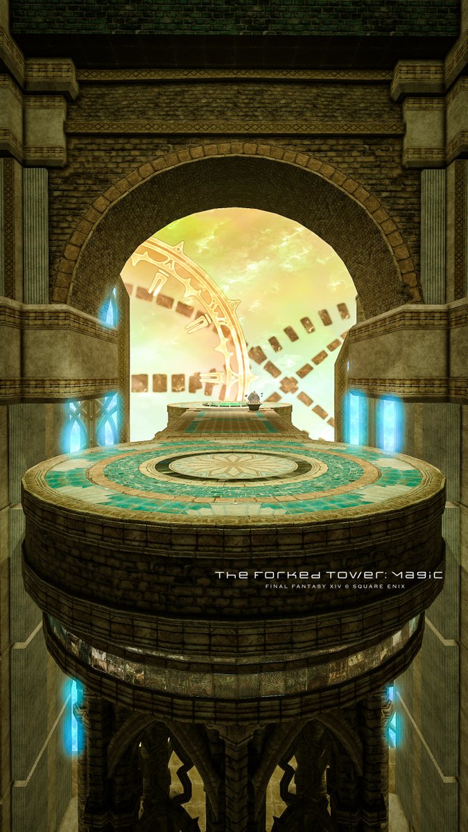 len_xiv's tweet photo. フォークタワー：魔の塔
#FF14風景 https://t.co/8aQXEyndUS