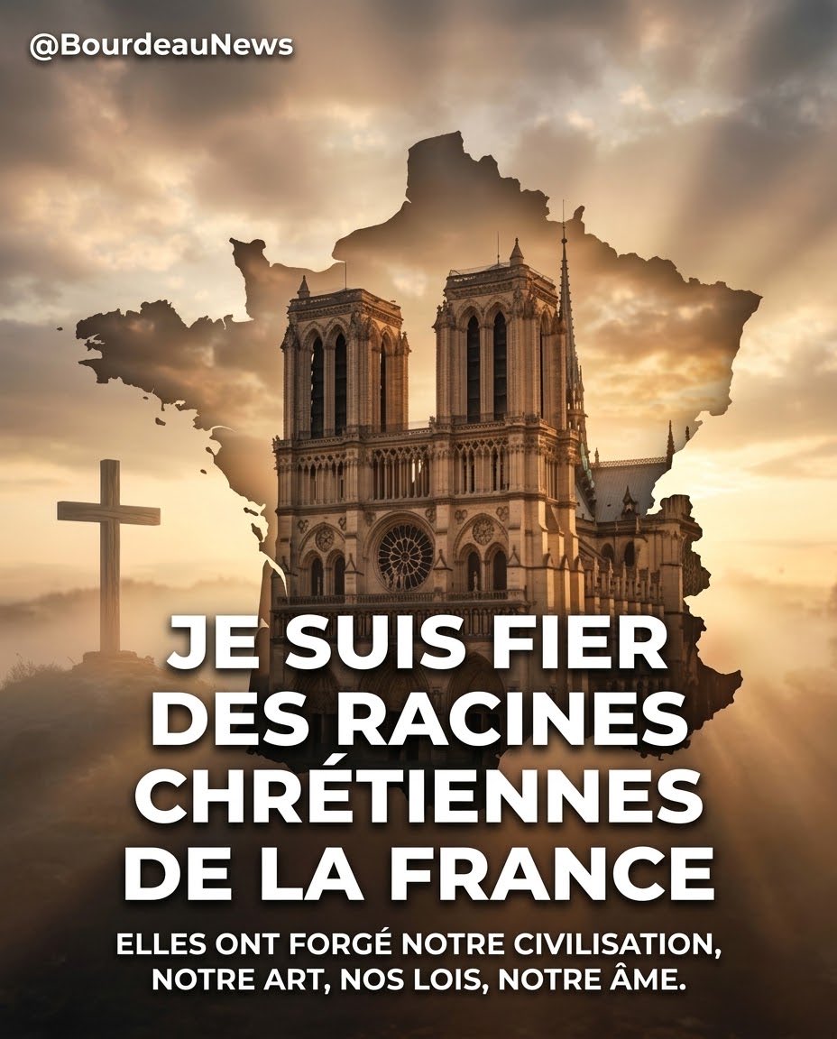 BourdeauNews's tweet photo. 🇫🇷✝️ Faut-il inscrire dans notre Constitution, les racines chrétiennes de la France ?

🅰️. Oui
🅱️. Non 

#LeonXIV https://t.co/RUj5yuoM1V