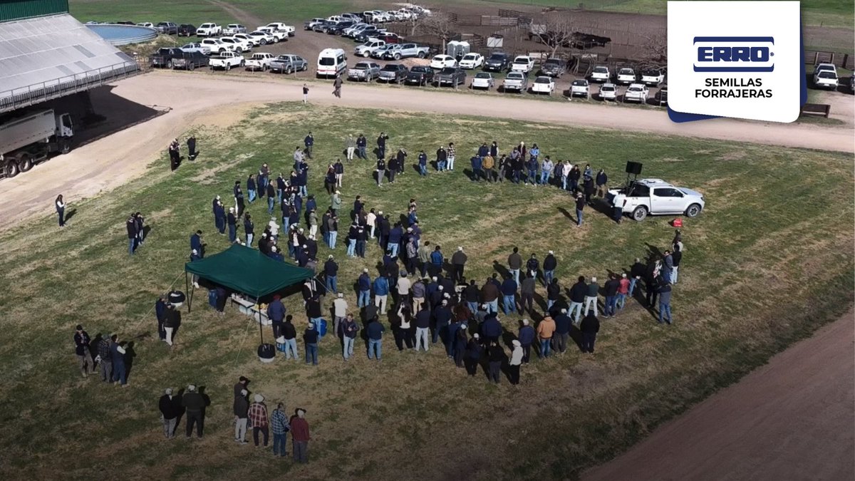 ErroForrajeras's tweet photo. Agradecemos especialmente a la flia. Viganó por recibirnos y poner a disposición las instalaciones del establecimiento.
Asimismo, el apoyo de las empresas del grupo Villa Trigo, COMASA y de nuestro proveedor, Pasture Genetics.

¡Gracias por contribuir al éxito de la jornada! 🌱🐄 https://t.co/IQQcxe8Dum
