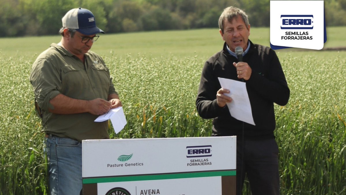 ErroForrajeras's tweet photo. Agradecemos especialmente a la flia. Viganó por recibirnos y poner a disposición las instalaciones del establecimiento.
Asimismo, el apoyo de las empresas del grupo Villa Trigo, COMASA y de nuestro proveedor, Pasture Genetics.

¡Gracias por contribuir al éxito de la jornada! 🌱🐄 https://t.co/IQQcxe8Dum