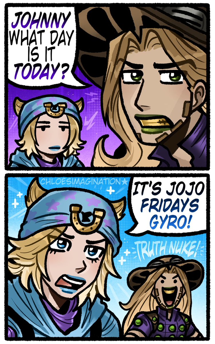 ChloeImagine's tweet photo. HAPPY JJBA STEEL BALL RUN DAY!! https://t.co/h42fchYn7b