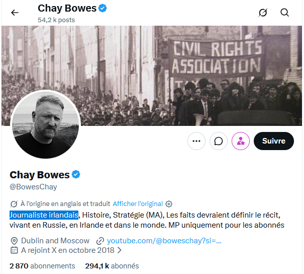 PhilMagnier's tweet photo. @BowesChay 
Tweet supprimé ?

https://t.co/9D7aJzuUvq
Pas de justification, pas d'erratum, encore moins d'excuses pour la désinformation. Journaliste irlandais, peut-être que la charte de Munich ne s'applique pas aux journaliste irlandais...

J'en doute. https://t.co/EcwXKreRcQ