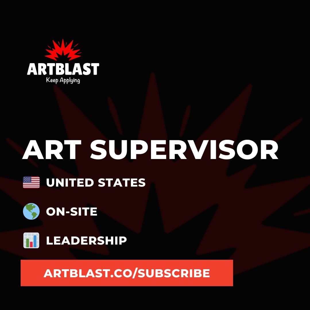 artblastjobs's tweet photo. 🚨 On-site Art Supervisor 🚨
🇺🇸 United States
🔒 Apply in today's email → https://t.co/qmvQSgRVTD
#art #artjobs #gamejobs #artblast #3d #2d #3dart #hiringnow #digitalart #animation #Artists #gamedev https://t.co/JSySRvE8Az