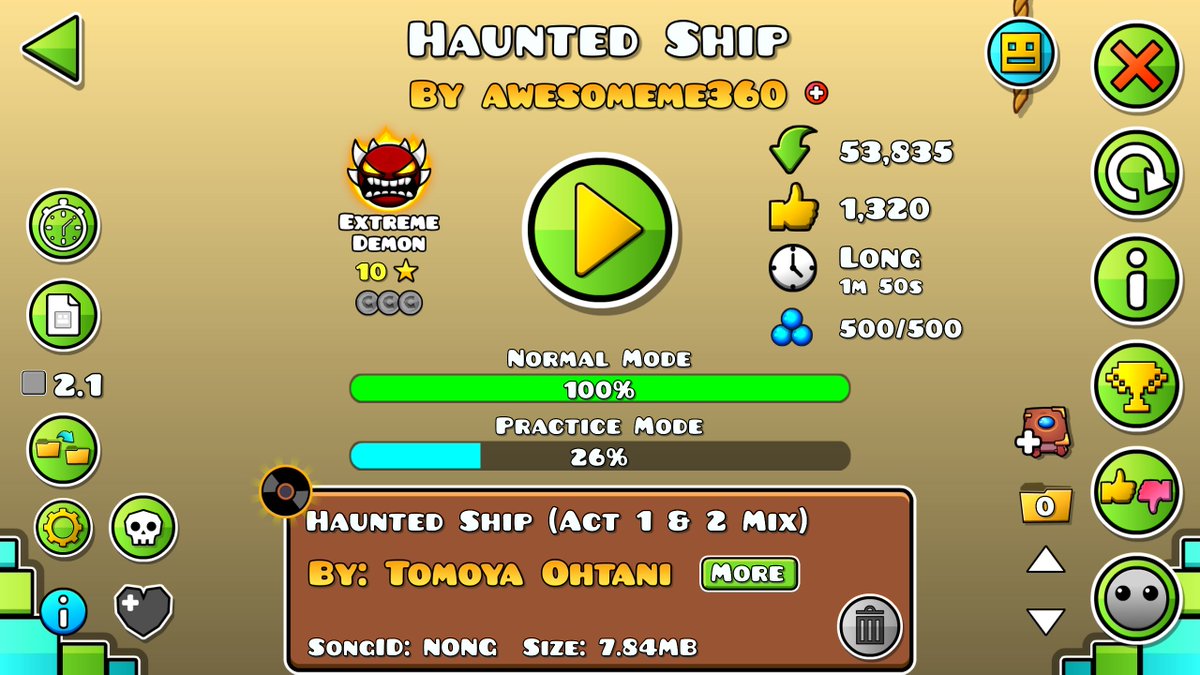 queenonpointer's tweet photo. i rebeat haunted ship, finally.. that took so long... no auto kill this time https://t.co/3G6imIZ4xh