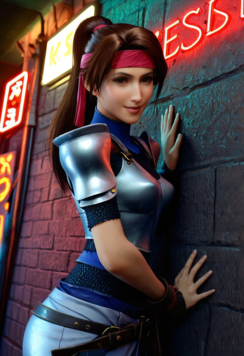CharAI_Factory's tweet photo. She makes a mean pizza.
And even a meaner night.
💣💥
#FF7 #Jessie #JessieRasberry #FinalFantasy7 https://t.co/agdjUIm5FB