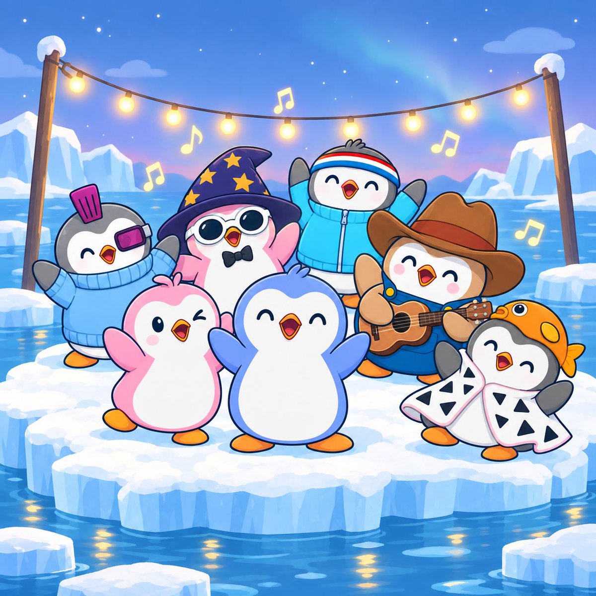 wodlonsol's tweet photo. Choir practice on the floe. 🎶 solana:6BZY2BgeqVKEYCTgU9Q9oUwx6bDqv32djy6WGaXTci1i https://t.co/E6xmLBAFao