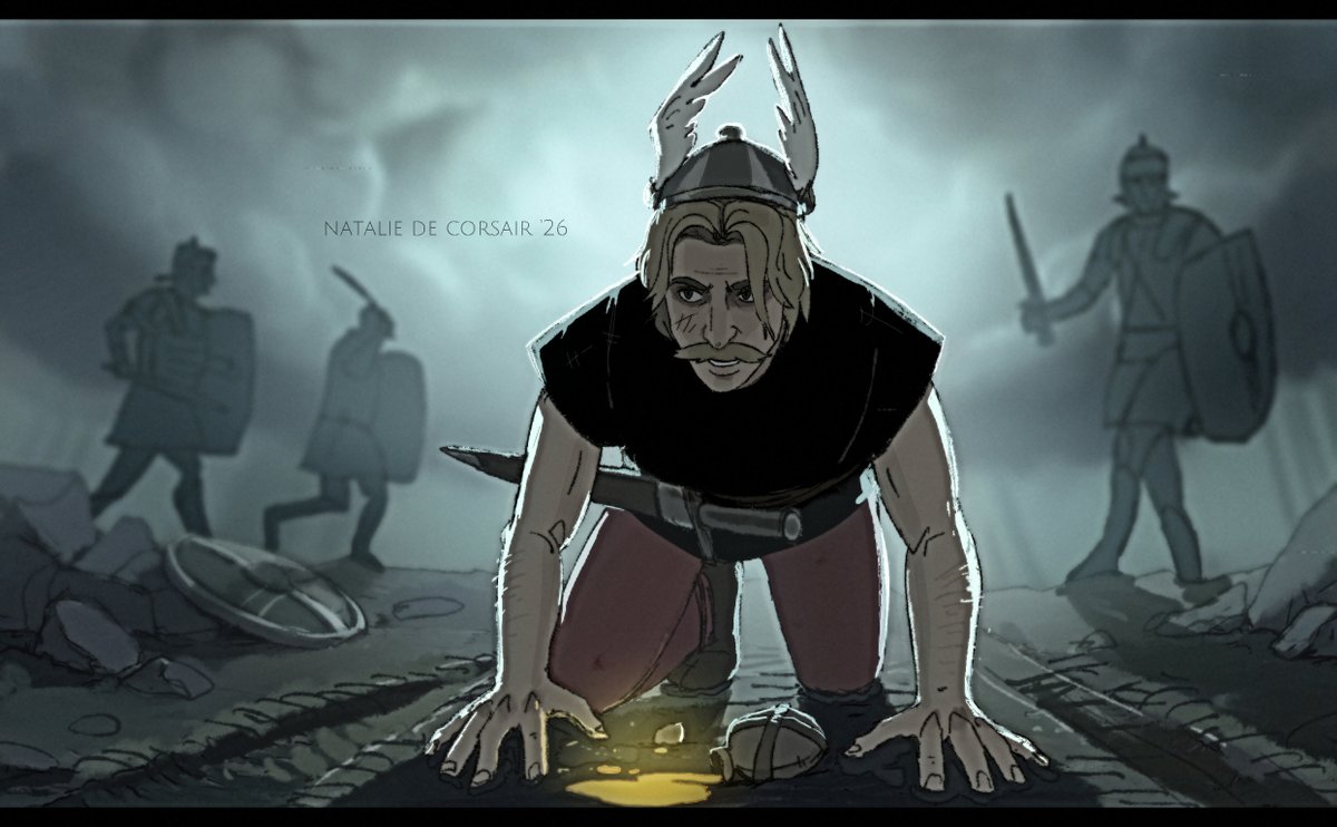 natalie_corsair's tweet photo. Does anyone remember Asterix? 

Here's my take on him in my style. Several artworks for your enjoyment. I based him on Clavier's Asterix, since he's my favorite version of the character https://t.co/dQRFRrjlOP