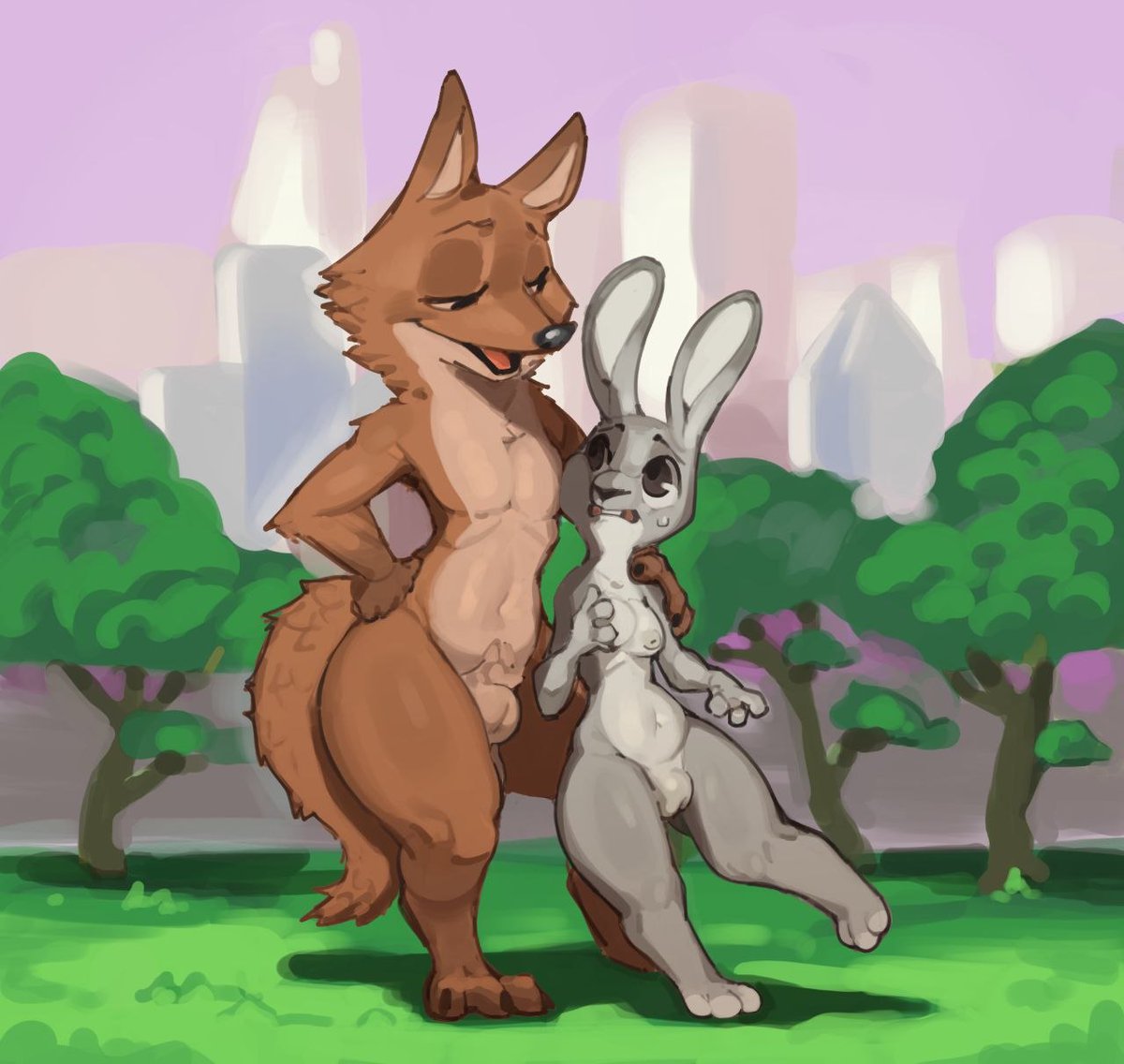 31ue5's tweet photo. A fox and a bunny
Never been done before https://t.co/wAc4WUVvGi