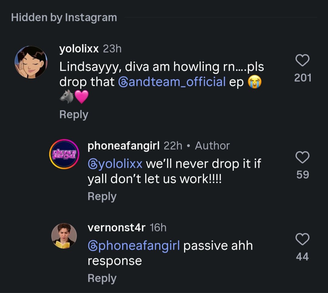 roysweno's tweet photo. thats my friend btw, she don't event want the video anymore cuz what 💀💀 also pretty sure they hid it on purpose insta doesn't hide random innocent comments https://t.co/FNQoRI2aYk
