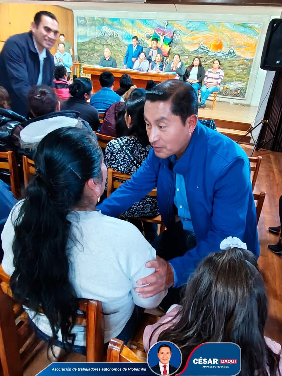 DaquiCs's tweet photo. 📌 Mi agradecimiento a la Preasociación de la Bahía Sur de #Trabajadores Autónomos de #Riobamba por la invitación a este importante encuentro en la Casa Indígena, mi gratitud por #sumarse a este #proyecto. https://t.co/3OxtLDlmTQ