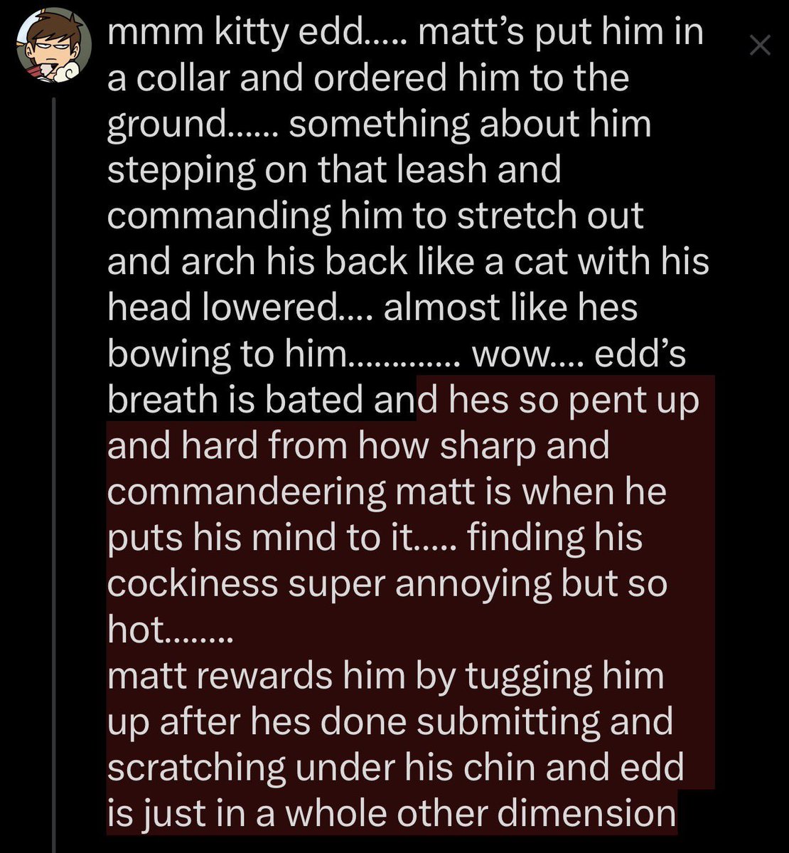 ebb_babe's tweet photo. gulp i saw this #eddmatt post and wanted to doodle it (credit to who wrote it, i cant find the og post-) https://t.co/NexEbVcI5e