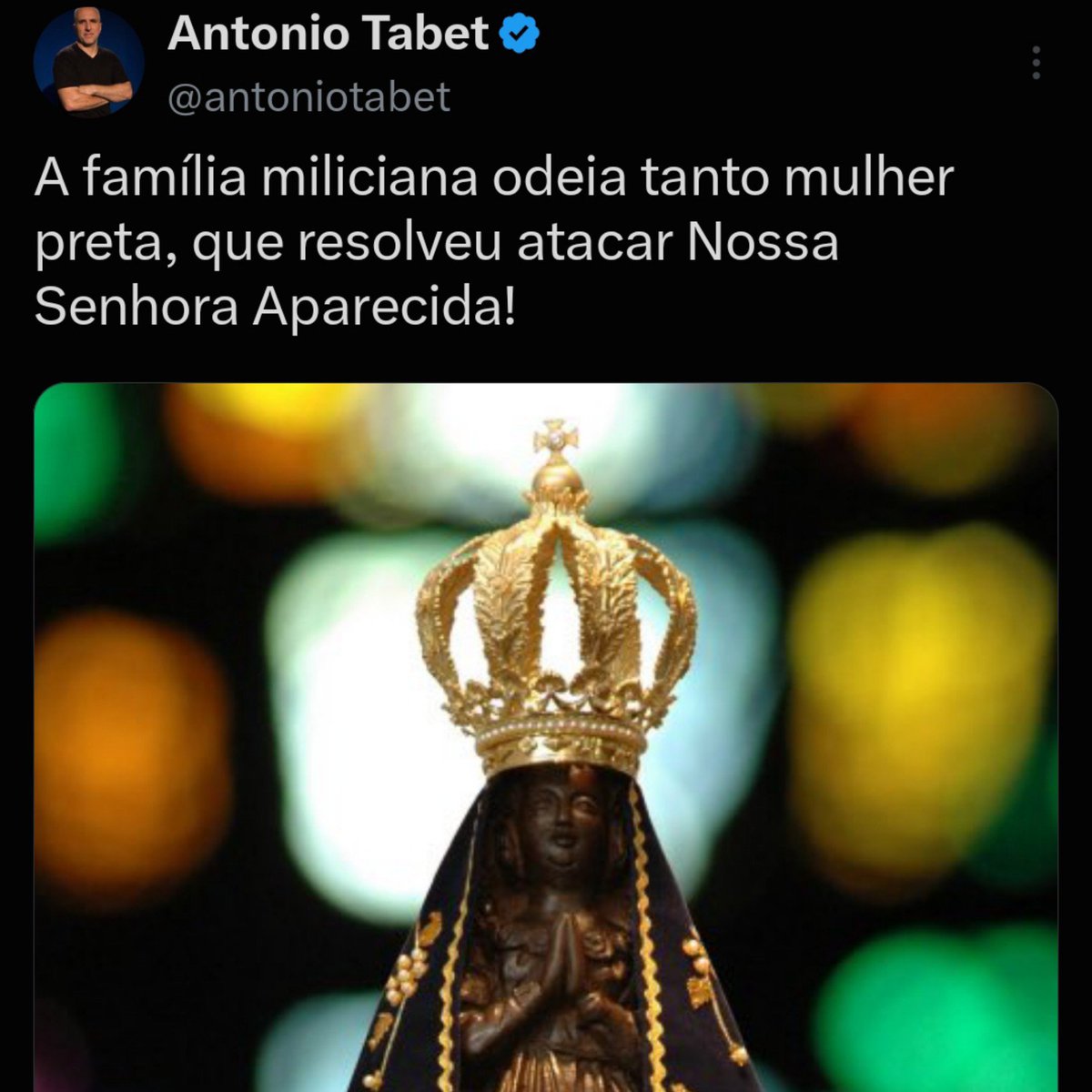ElGualberton's tweet photo. @lleosbritto @tvaparecida O Mendonça mandou o Tabet apagar esse post aqui.
No post, de que família ele está falando? https://t.co/0lGlVyynur