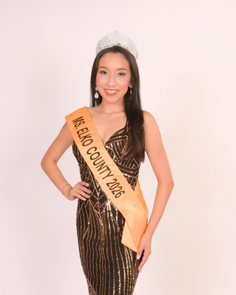 mselkocounty's tweet photo. OFFICIAL PORTRAITS - Ms. Elko County 2026 Alexandra Sanchez-Ruiz ✨ Aly is a Dean’s List student in the bachelor of social work program at Great Basin College. For appearances &amp; volunteer opportunities, email the Ms. Elko County Pageant &amp; Leadership Program RBSLegacies@gmail.com https://t.co/A0UH2M8NGN