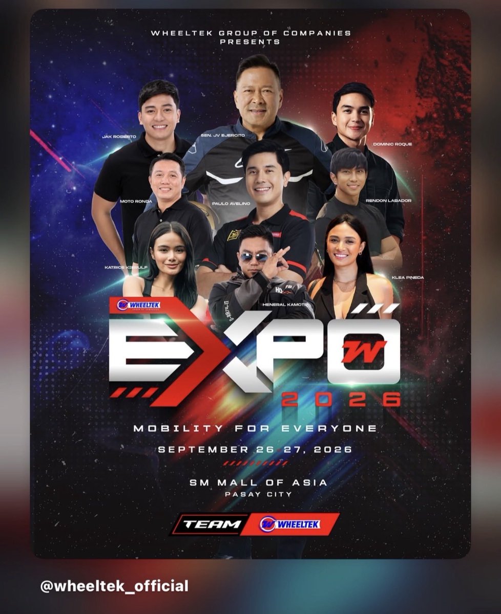 ChaNcy24's tweet photo. Morning, Kimpaulandia! 

Pls. join with us later at 11AM 
for our Wheeltek trending party 
as we show our love &amp; support for 
@mepauloavelino &amp; #Wheeltek 

✍️Prep your drafts &amp; get ready

Thank you!

OFFICIAL TAGS:

PAULO ON WHEELTEK EXPO

#WheeltekExpo2026
#PauloAvelino https://t.co/lA9sVMmfCB