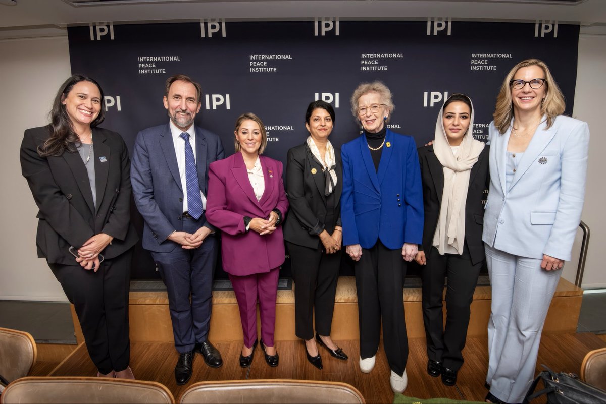 Neginayari's tweet photo. I was honored to join the @ipinst Women, Peace and Leadership Symposium. In addition to highlighting the profound challenges Afghan women face and the courage with which they continue to resist, I shared what security means for women and girls in Afghanistan today.
For a schoolgirl, security means access to education and the freedom to choose her future. For a journalist, it means reporting without censorship or detention. For a human rights defender, it means speaking out without fear of retaliation against herself or her family. For rural women, it means access to healthcare, freedom of movement and economic opportunity. Women sustain Afghanistan, but their resilience must never be used to excuse inaction. International solidarity must go beyond sympathy. It must mean sharing resources and power, advancing Afghan women’s rights and justice, and ensuring that Afghan women have a seat and a voice at every table where their country’s future is decided.