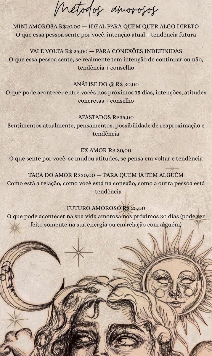 helotarot's tweet photo. catálogo com meus valores🤍✨

me mande uma mensagem pra realizarmos sua consulta!!

📲: https://t.co/7gv7IYvtUi

🏷️ tags: tags: cartomante cartomancia tiragem jogo de tarô tarot consulta consulente espiritualidade espiritual confiável tarologo tarologa previsão do mês signo https://t.co/kwt7XDyHbI