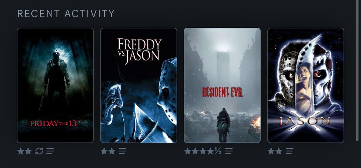RyanTierney2's tweet photo. @letterboxd I did the thing….
With a little break to see Resident Evil in IMAX https://t.co/ziLAlcy1Qy