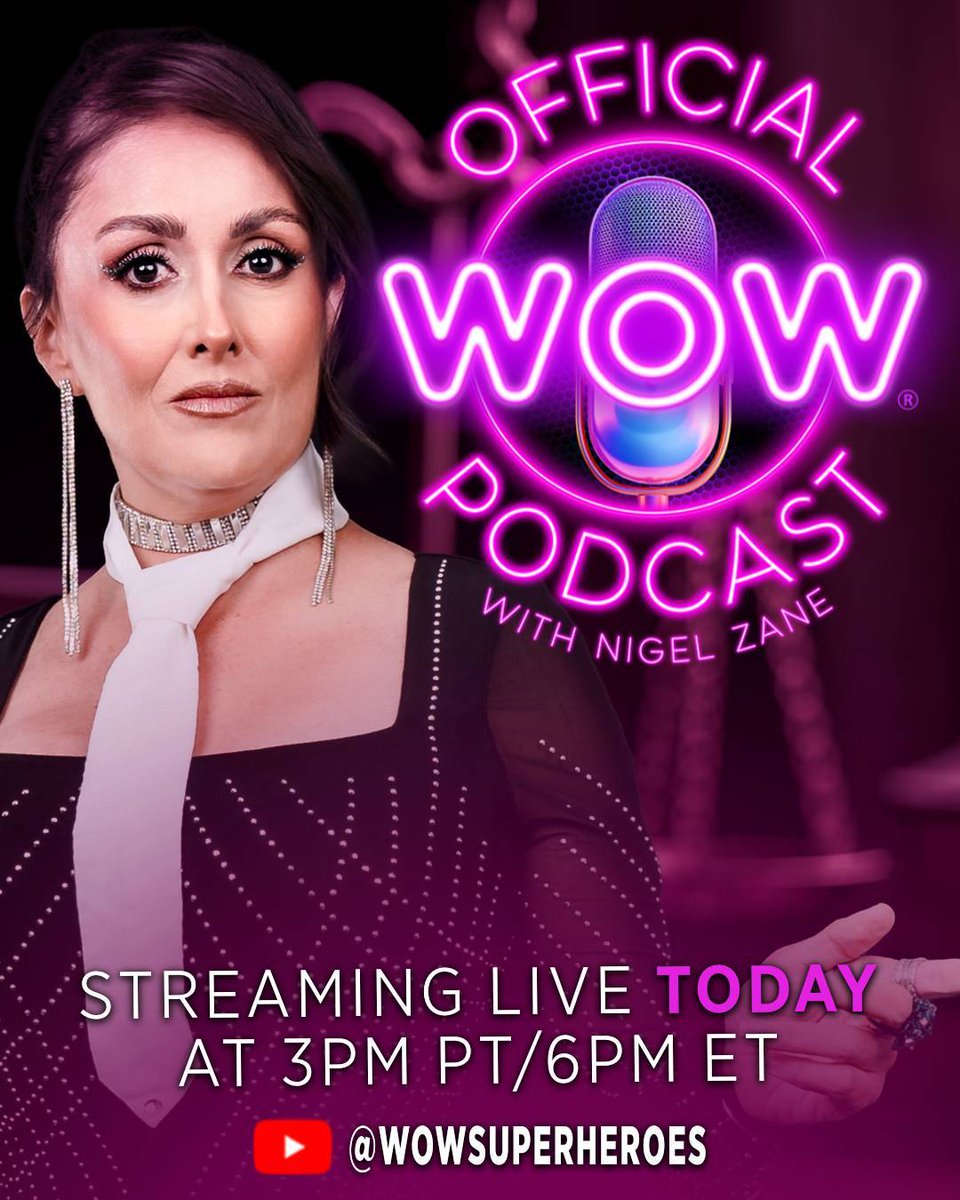 wowsuperheroes's tweet photo. You’ve got THREE HOURS. ⏰

Sophia Lopez is joining the Official WOW Podcast TODAY, and there's no pleading the fifth!

Join us at 3 PM PT / 6 PM ET, LIVE on YouTube

Bring your questions, jump in the chat, and get ready because with The World’s Greatest Attorney in the hot seat today!