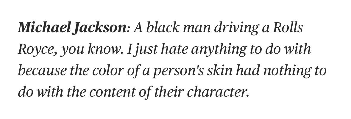 myapriest's tweet photo. michael talking about the racism he and his family faced while being the only black family living in encino. and at one point they called his mother racial slurs. they even would destroy michael and his brother’s cars, and unfortunately the racism towards michael never stopped. https://t.co/JZqnNq6X3A