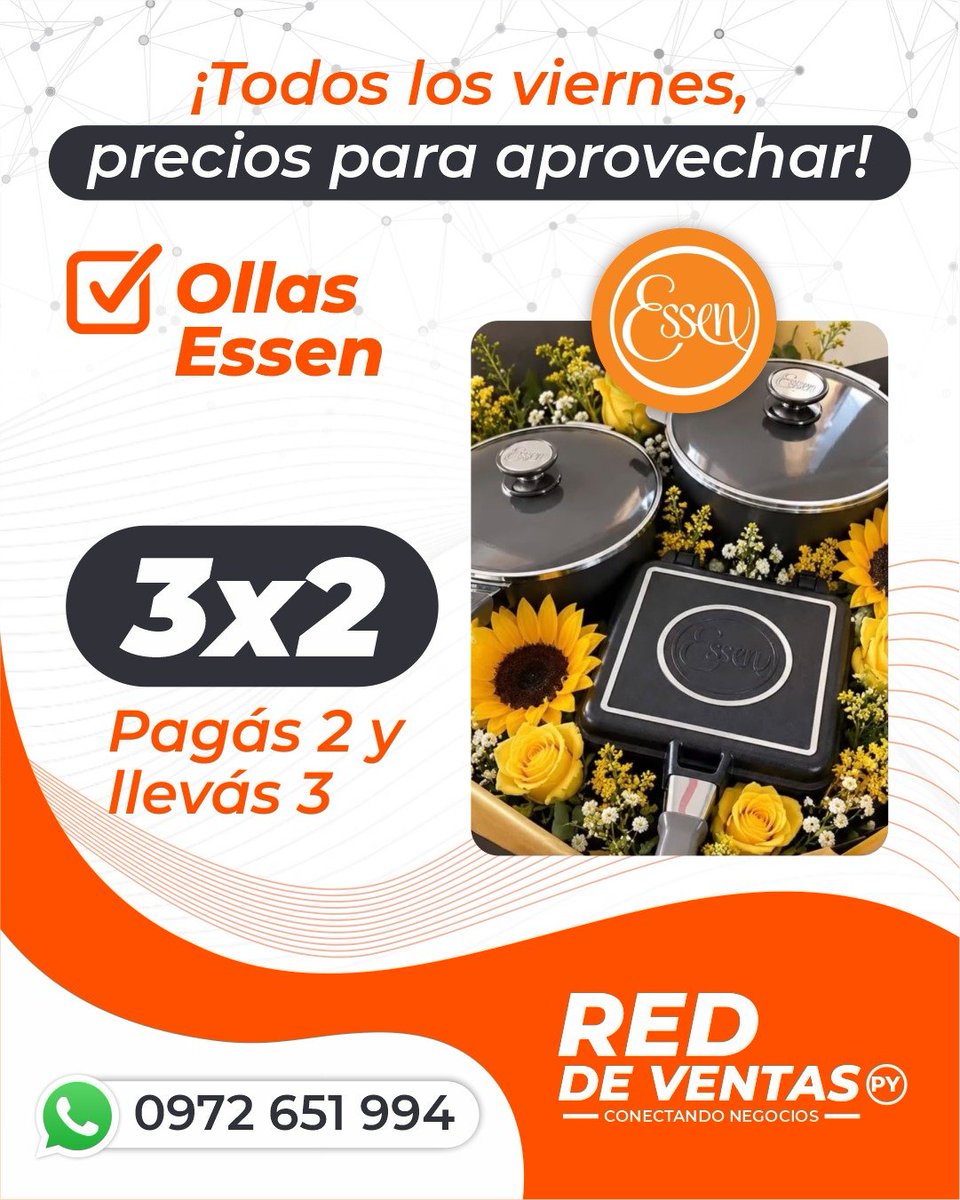 RedSagrados's tweet photo. 🔥 ¡HOY ES VIERNES DE OFERTAS! 🛍️✨

Llegó el día de aprovechar precios increíbles en productos seleccionados.

🛒 Comprá fácil y en línea:
✨ Descuentos imperdibles
✨ Productos destacados
✨ Todo desde la comodidad de tu hogar

👉 Escribinos al WhatsApp: 0976 897 405📲 https://t.co/tZ2XJzW4HJ