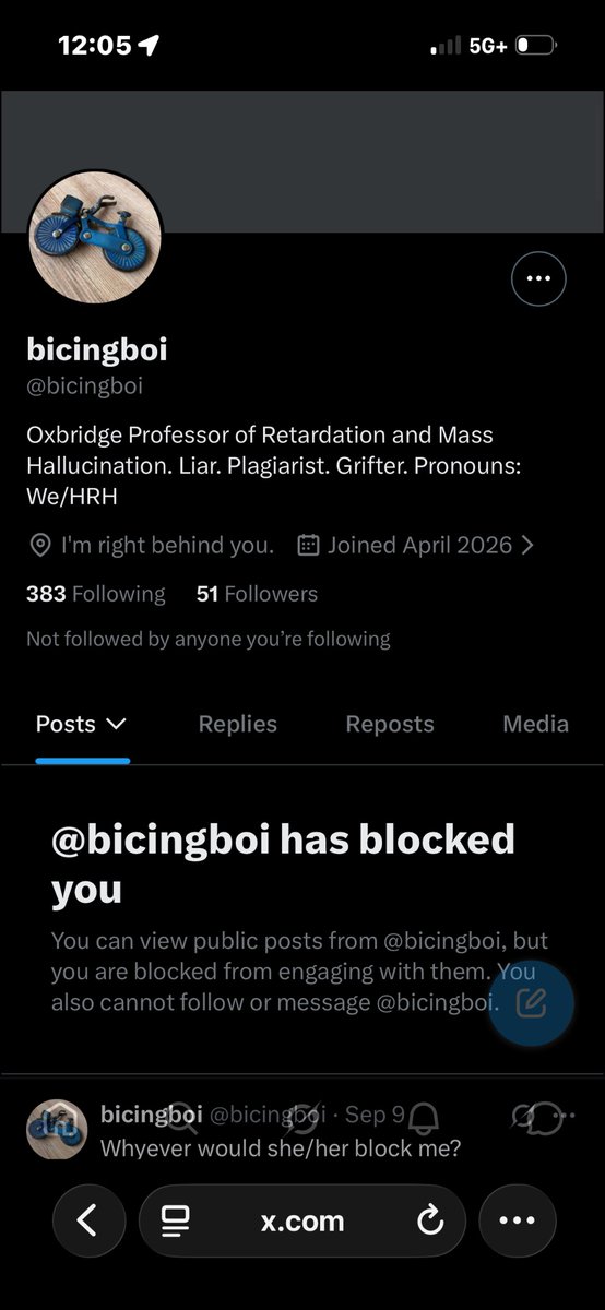BigBodyEeram's tweet photo. @bicingboi @towelthetank What a pussy https://t.co/4nczHQogoE