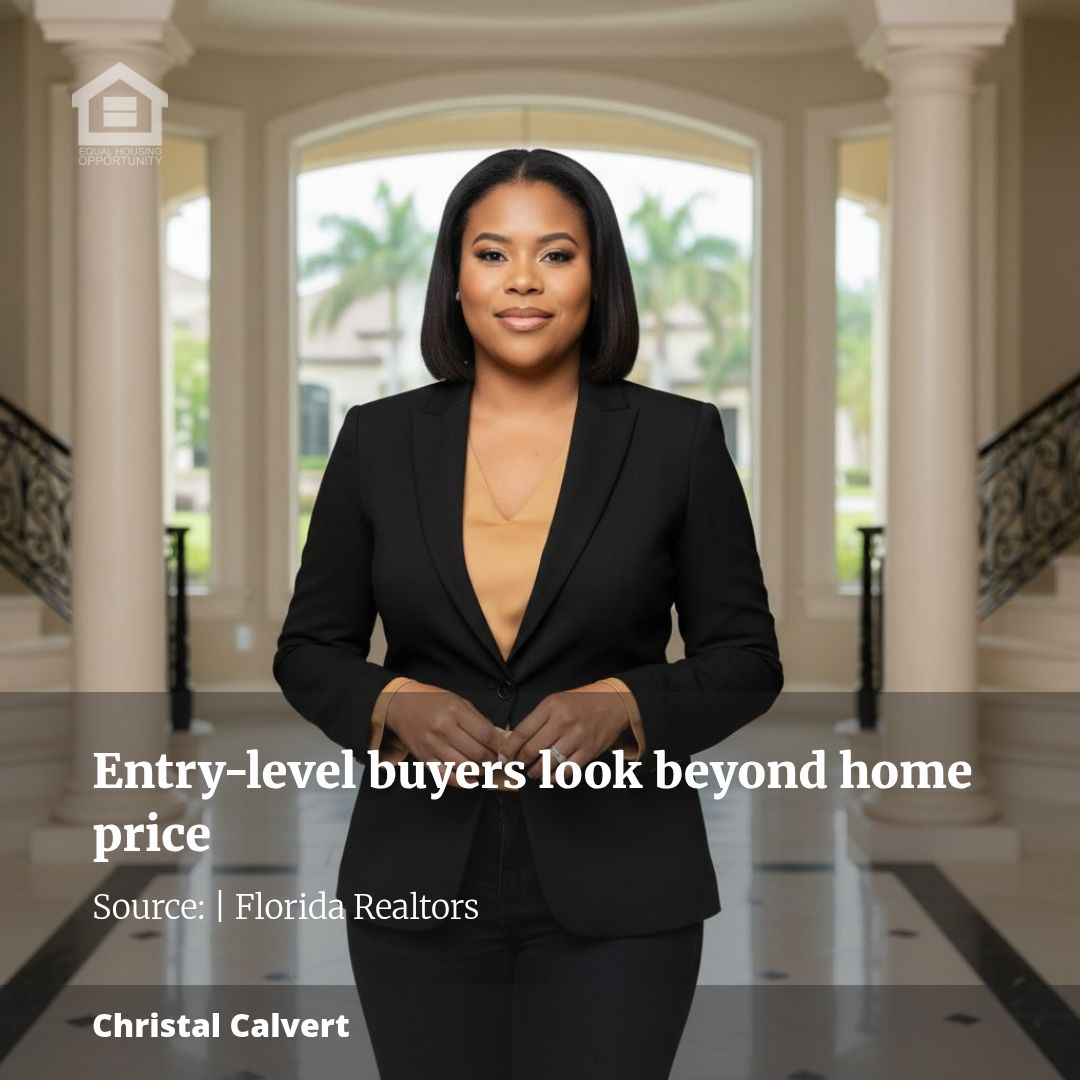 christalcalvert's tweet photo. Entry-level buyers look beyond home price
When searching for your first home, it’s important to look beyond the sticker price. In South Florida, I often remind clients that the true cost of homeownership includes not just the purchase price, but also HOA dues, insurance, ... https://t.co/xbasK1iuv5