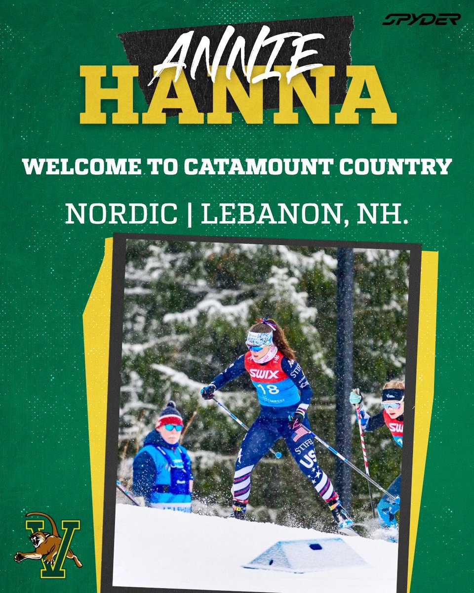 UVMSkiing's tweet photo. Excited to introduce our first newcomer on the Nordic squad! Welcome to Catamount Country, Annie Hanna! 🎿👏
#LetsRally #UVMSkiing #gocatsgo https://t.co/f4vuYuHt5m