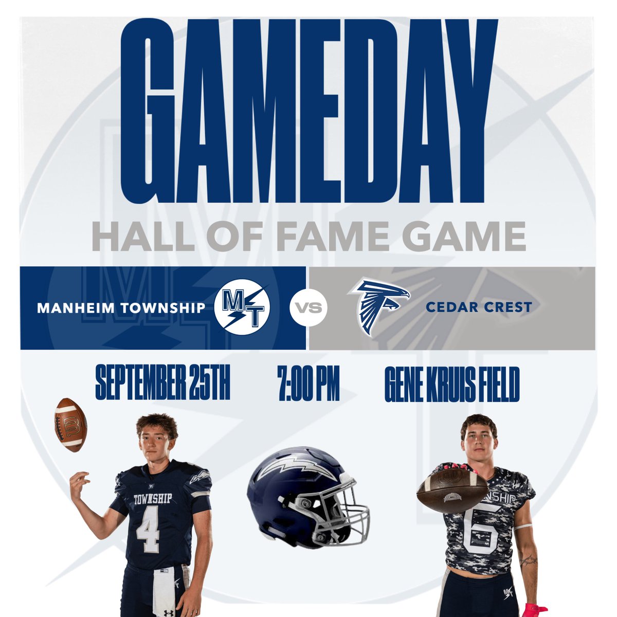 MTSD_ATHLETICS's tweet photo. Its a battle of LL League heavywights as Township takes on Cedar Crest tonight at 7:00 PM!

Come out and support the Streaks as we honor the 2018 State Champion MT Boys Lacrosse team as our 2026 Athletic Hall of Fame inductees!

#GOSTREAKS https://t.co/VpEtFFb0ck