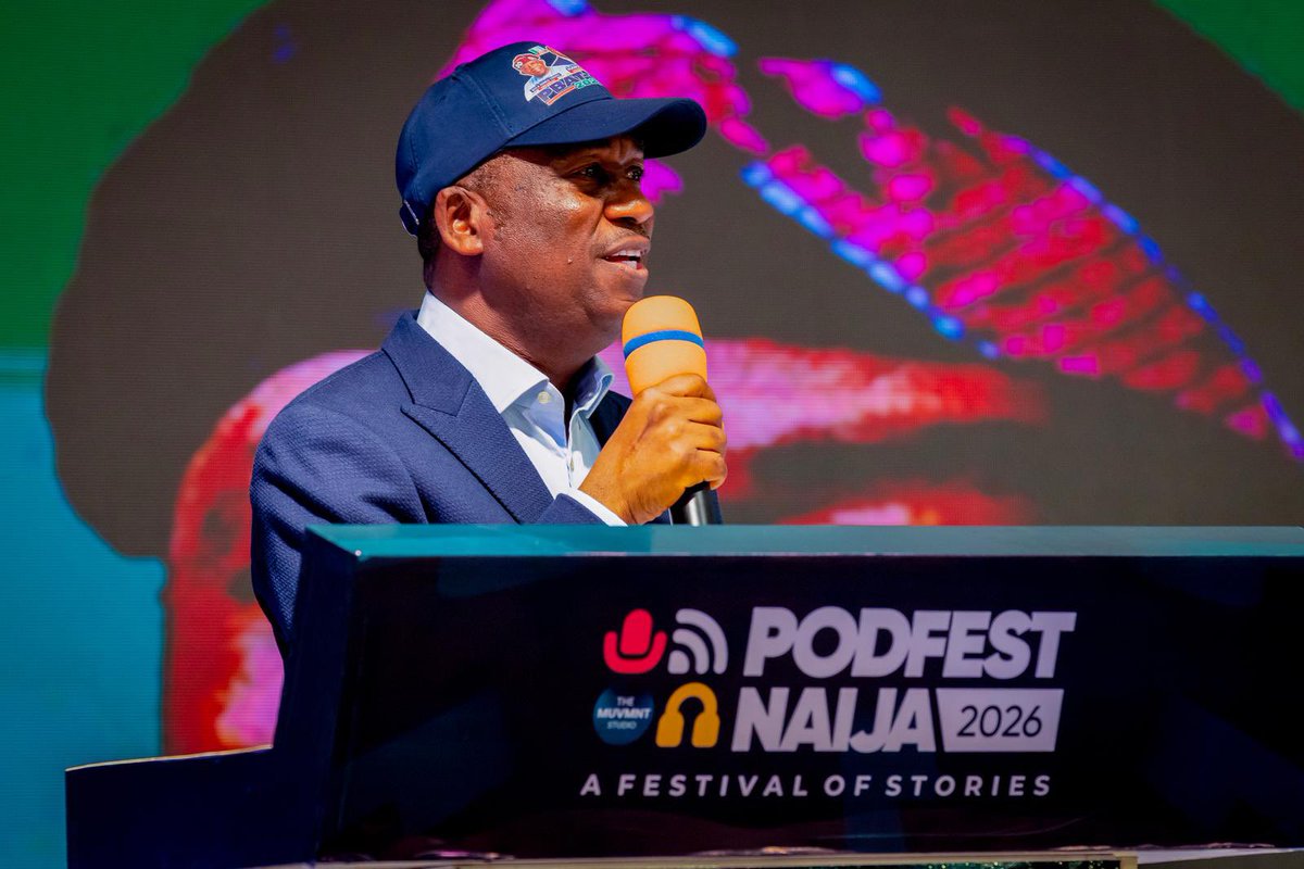 drobafemihamzat's tweet photo. Today at PodFest Naija 2026, I engaged with some of the people shaping how Lagos and Nigeria are seen by the world.

Our young creators, entrepreneurs, filmmakers, podcasters, musicians and tech builders are proving every day that talent can become opportunity when the right support is in place. We have made progress with digital infrastructure, innovation, transport and cultural spaces but there is still more to do. We must make it easier for talent to access funding, protect their work, build sustainable businesses and earn fairly from what they create.

That is the Lagos I believe in and want us to keep building together. A Lagos where a young person with an idea can find the support to make it real. We are ready to partner with the people who believe in Lagos and are willing to build with us. I am ready to keep listening and keep working with you.

Igbega Ipinle Eko, Ajumose Gbogbo wa ni.