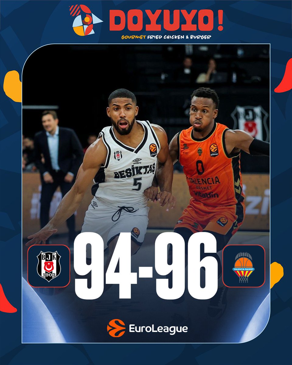 ssportplustr's tweet photo. Beşiktaş, EuroLeague'in ilk haftasında Valencia'ya 94-96 mağlup oldu.

@doyuyotr 

Herkes #BasketbolaDOYUYO! #işbirliği https://t.co/NC4CJl8QzC