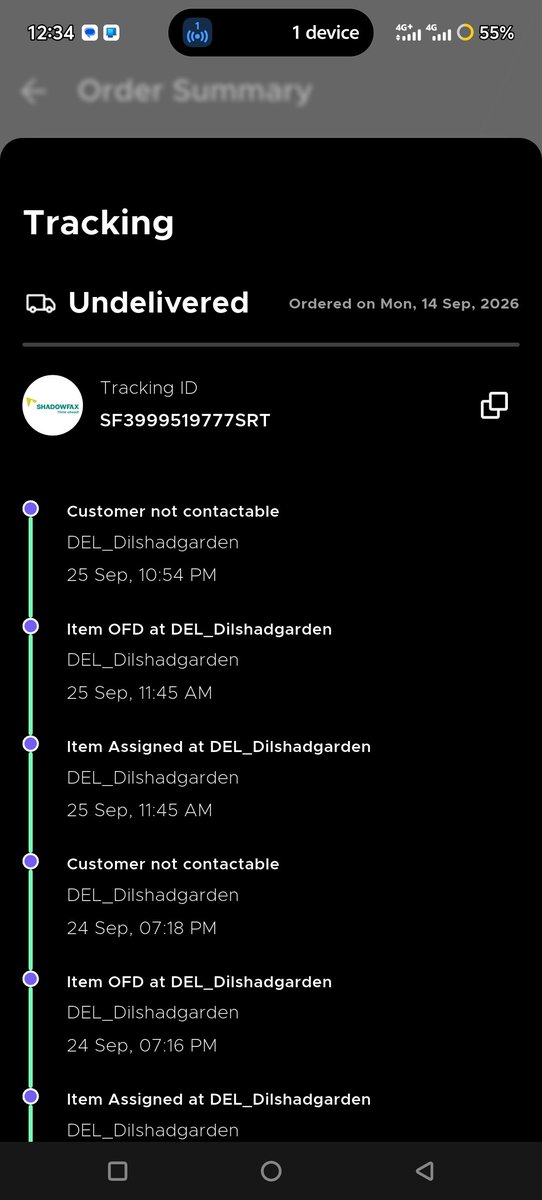 Panjatani87's tweet photo. @ShiprocketIndia @SRSocial_ @ShiprocketCare @forum_consumer @nch1915 @jagograhakjago 
Aapka delivery boy OFD 11pm around krta h Yeh kya time h delivery ka pehle yeh btaye
And Then only 2 miss call. Maarke fake attemp. Kr deta h no response ka Me call kr rha hu to Call cut kr ra h https://t.co/RuD11RKVAt