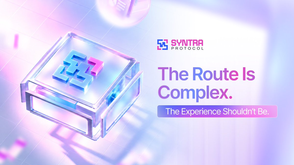 Syntra_Protocol's tweet photo. Ever tried doing something across multiple chains?

Chain. Route. Liquidity. Gas. 😅

It shouldn’t be this complicated.

Syntra is building the infrastructure to handle routing and execution in the background.

Focus on the outcome. We’ll handle the path. ⚡ https://t.co/ojL3z8wmTR