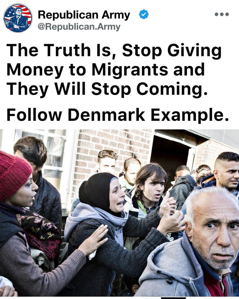 SherryGreg9m3's tweet photo. Generous welfare can create incentives for migration. Denmark reduced benefits and tightened immigration rules, and asylum applications later fell. Supporters argue that limiting benefits and enforcing immigration rules can reduce pressure on housing and public services. https://t.co/TWa1rVmnxg